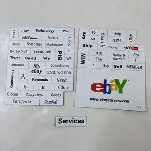 eBay-Themed Magnetic Word Poetry Set